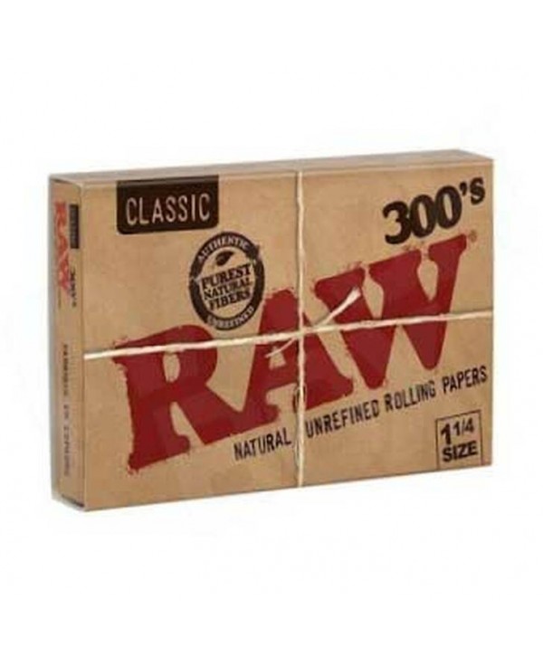 RAW Classic 300s 1 1/4 Rolling Papers