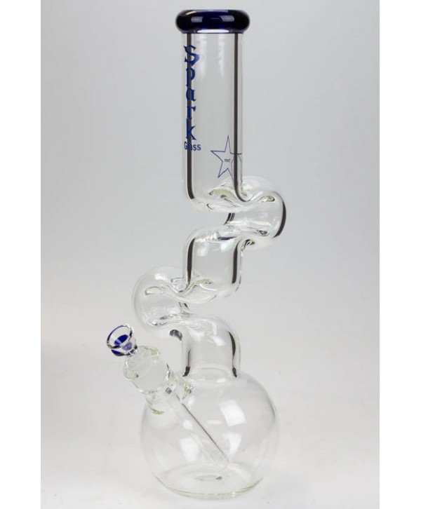 Spark 16" 7mm Kink Zong Glass Bong