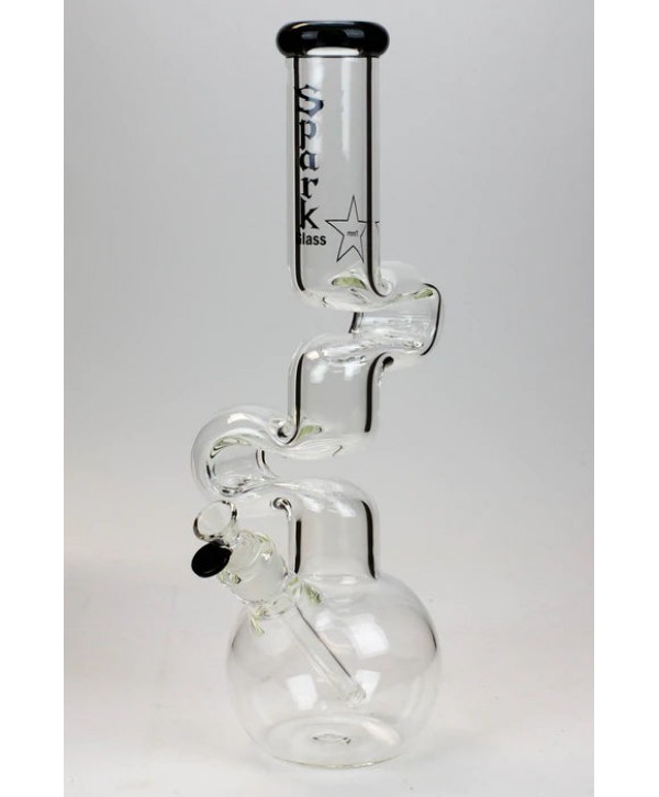 Spark 16" 7mm Kink Zong Glass Bong