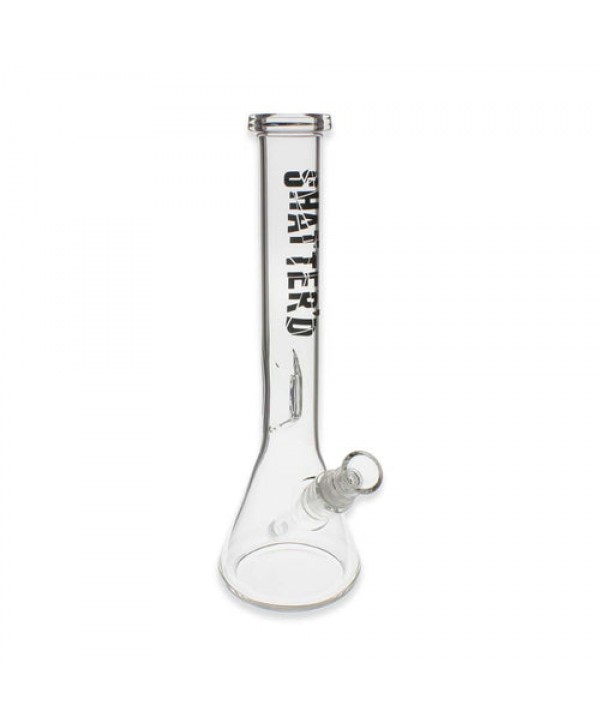Shatter'd Glassworks - 12" Beaker Bong w/ Elbow Pinch