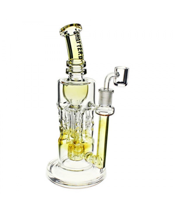 Shatter'd Glassworks - Pillar 8-Arm 9.5" Recycler Rig