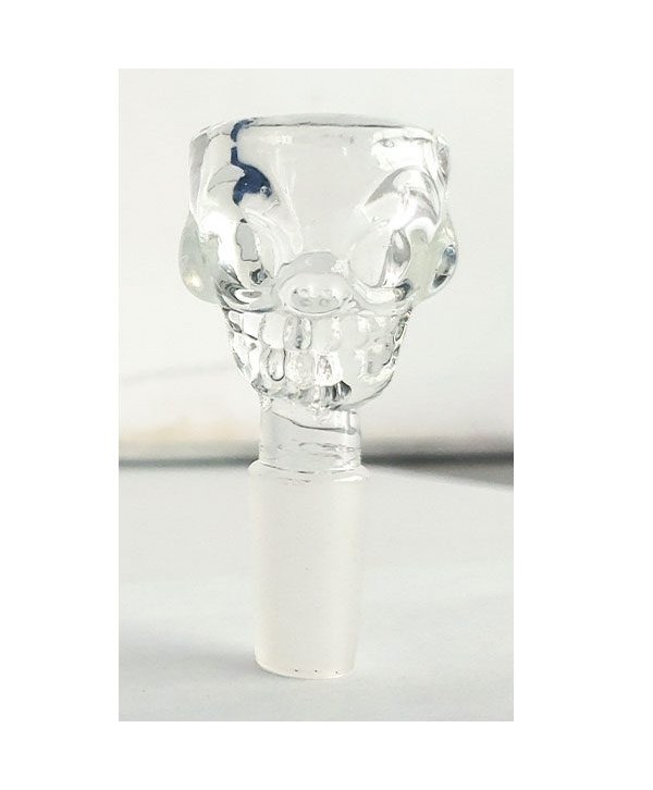 Skull glass bowl for 10 mm Joint Clear