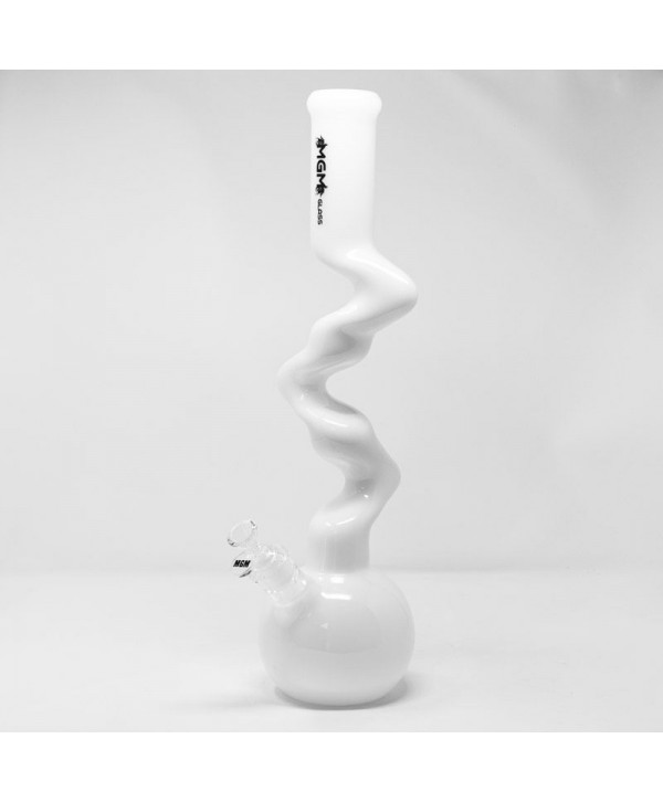 MGM 22" Glass Zig Zag Zong Bong