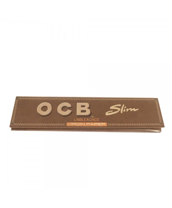 OCB Virgin Unbleached Slim Rolling Papers