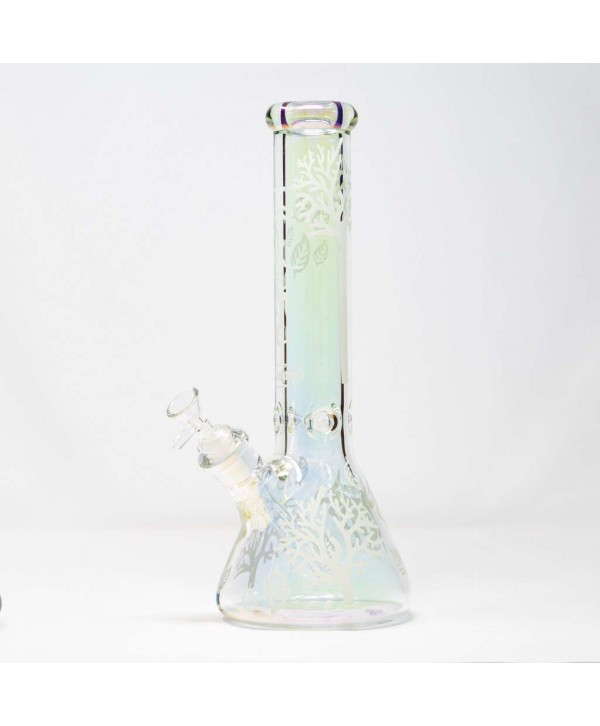 Xtreme 14" Electroplated Bong with Tree of life Design