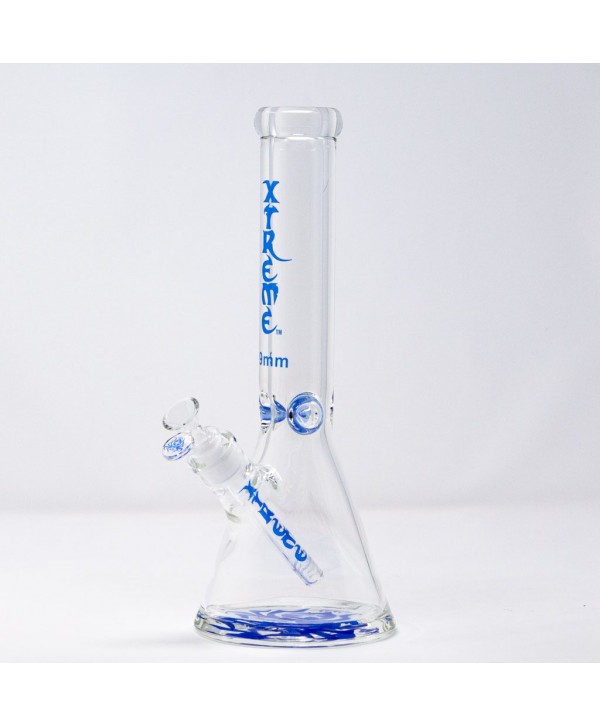 Xtreme 14″ 9mm Bong With Matching Bowl And Stem