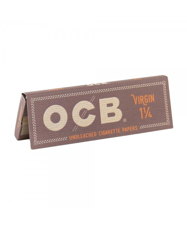 OCB Virgin Unbleached 1 1/4 Rolling Papers