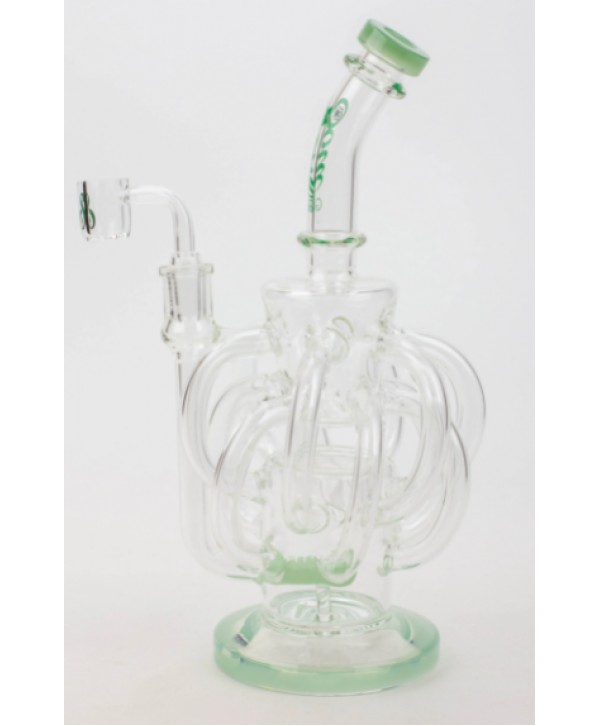 Soul Glass Recycler 10″ Bong / Dab Rig with 4mm Quartz Banger