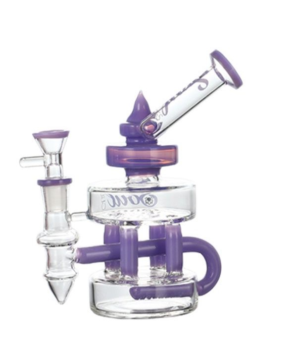 Soul Glass Recycler 7″ Bong / Dab Rig with 4mm Quartz Banger