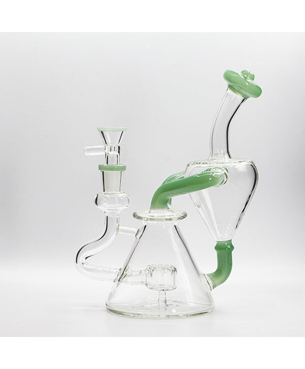 Soul Glass Recycler 8″ Bong / Dab Rig with 4mm Quartz Banger