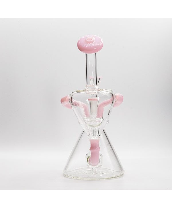 Soul Glass Recycler 8″ Bong / Dab Rig with 4mm Quartz Banger