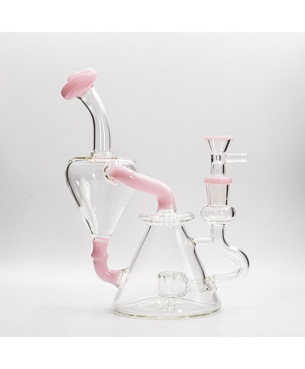 Soul Glass Recycler 8″ Bong / Dab Rig with 4mm Quartz Banger