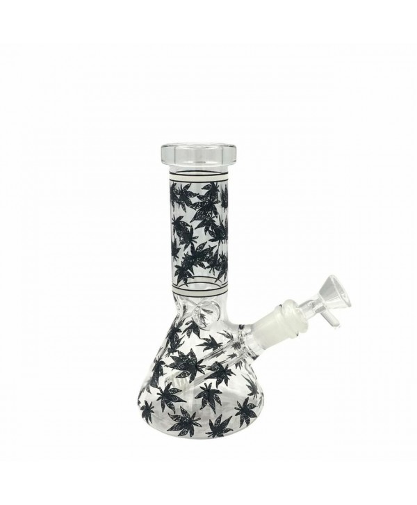 Glow In The Dark 8" 5mm Egyptian Print Bong