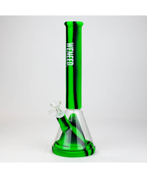 WENEED® - 14" Silicone Beaker Water Pipe