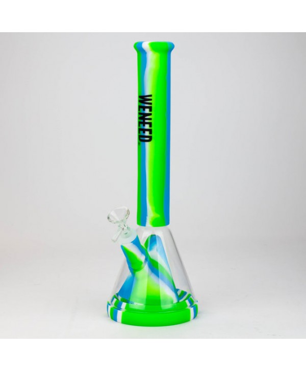 WENEED® - 14" Silicone Beaker Water Pipe