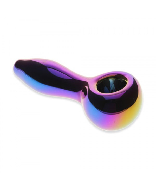 Metallic Iridescent Spoon Pipe 4"