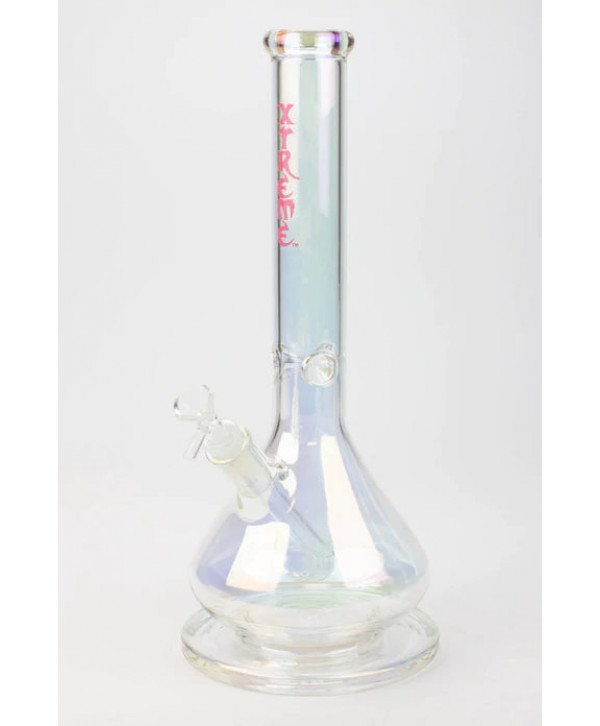 XTREME 16" 7mm Wide Base Electroplated Glass Bong