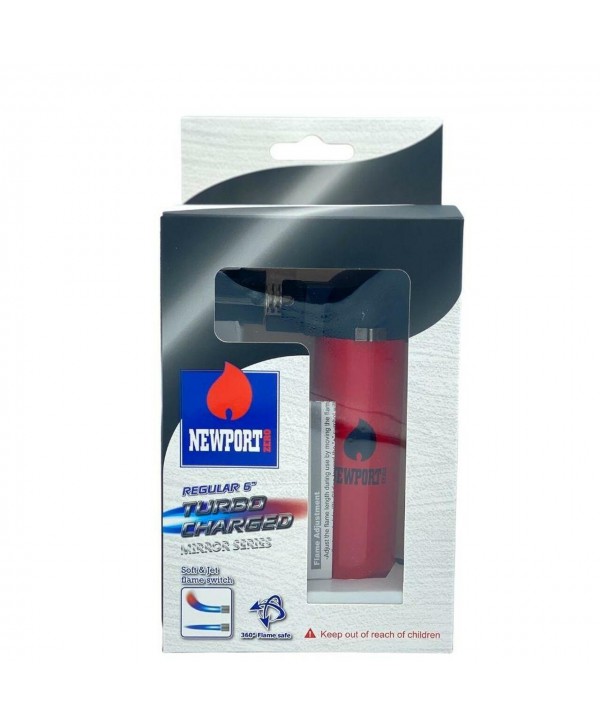 Newport 6" Torch Lighter - Mirror Series