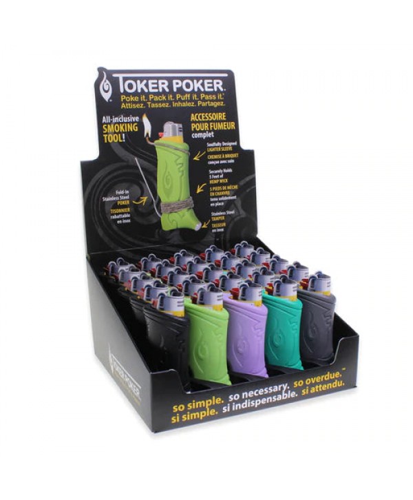 Toker Poker Bic Edition Lighter Sleeve