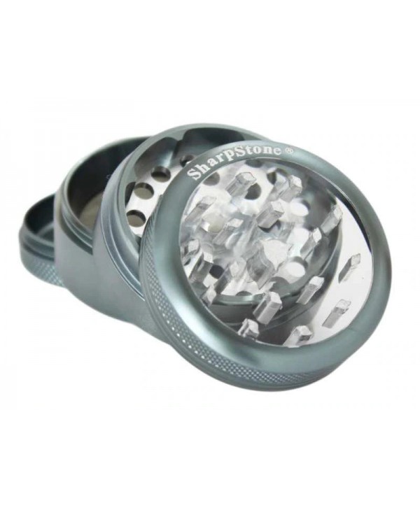 Sharpstone 4-Piece 2.5" Clear Top Grinder