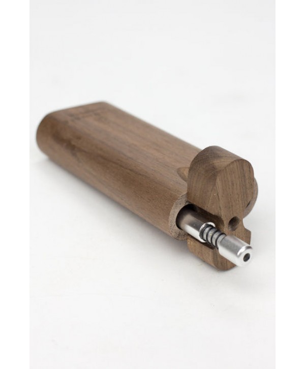 Walnut Dugout with Anodized Spring One Hitter