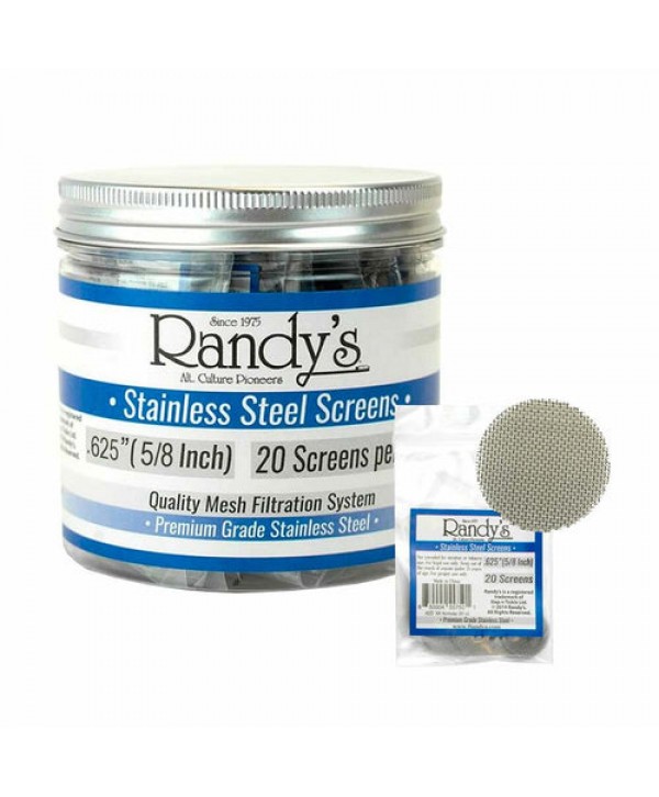 Randy's 0.625" Stainless Steel Screens
