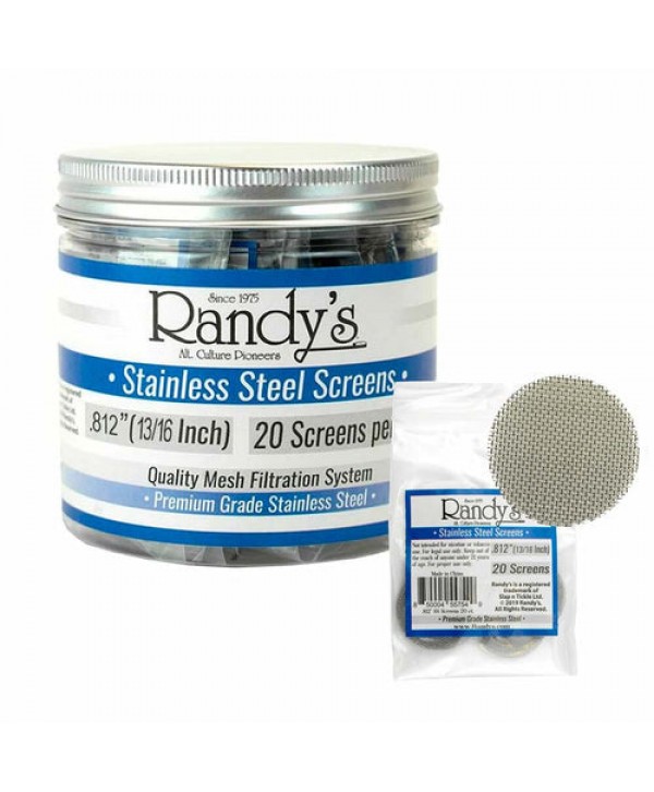 Randy's 0.812" Stainless Steel Screens