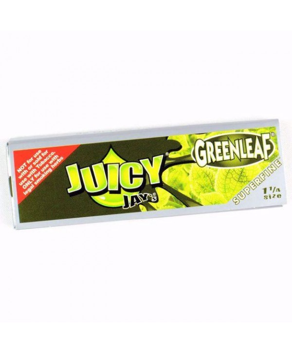 Juicy Jay's 1 1/4 Superfine Green Leaf Flavoured Papers