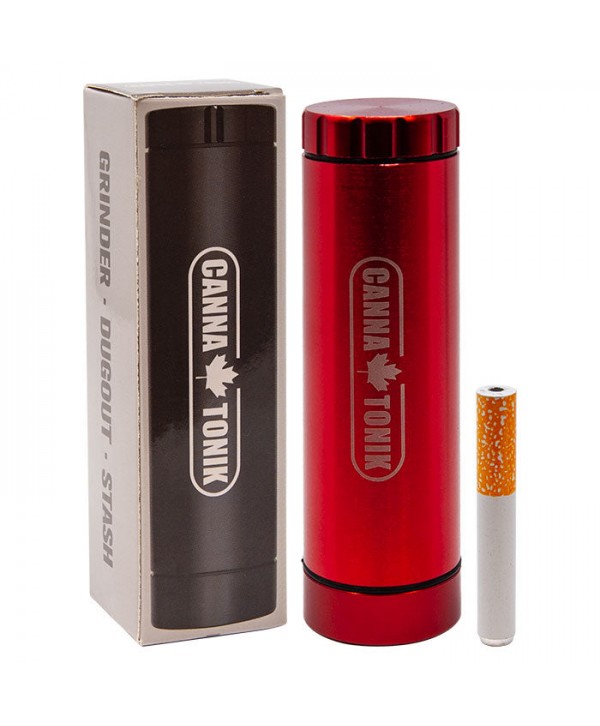 Cannatonik 3 In 1 Grinder Dugout Stash