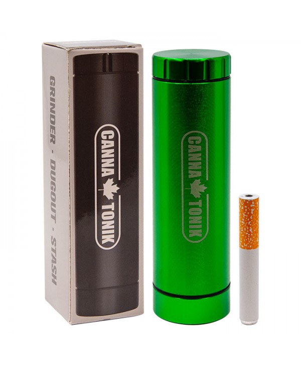 Cannatonik 3 In 1 Grinder Dugout Stash