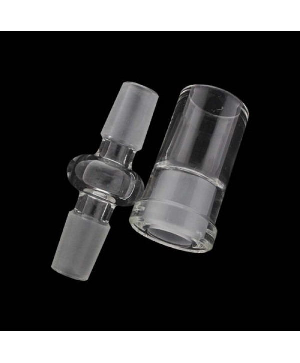 Straight Adapter with Glass Dome Combo - 14mm Male to 14mm Male
