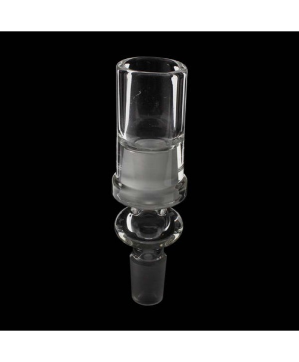 Straight Adapter with Glass Dome Combo - 14mm Male to 14mm Male