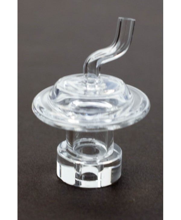 Clear Glass Quartz Carb Cap