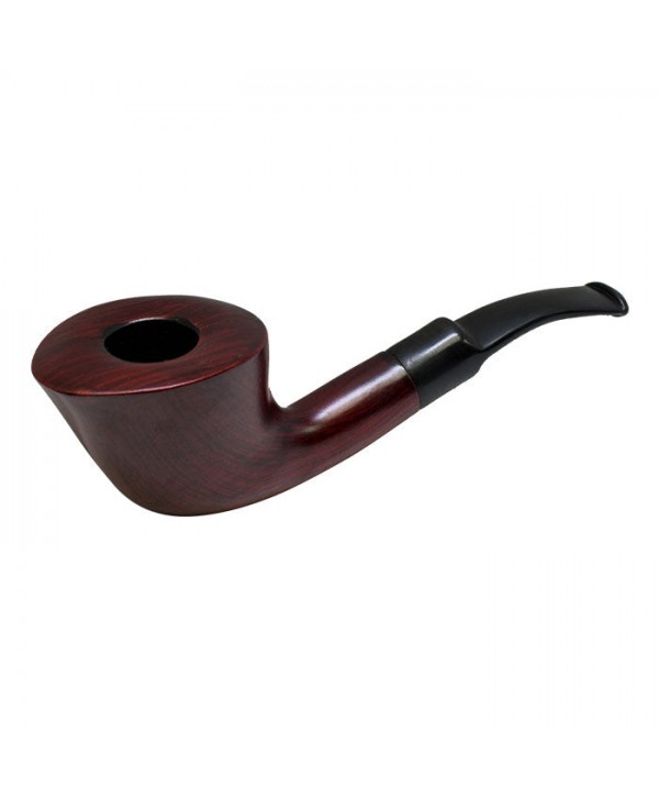 Brown Bamboo Style Tobacco Wood Pipe