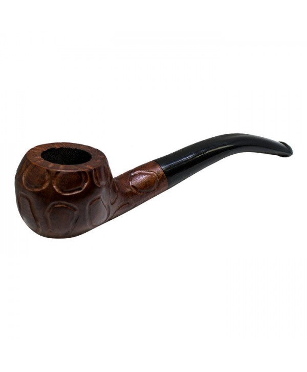 Light Brown Bamboo Style Tobacco Wood Pipe