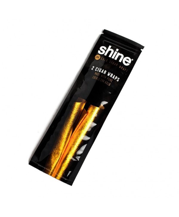 Shine 24K Gold Cigar Wraps - 2 Wraps