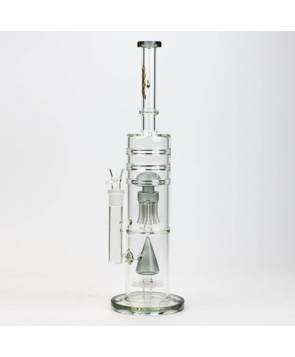 H2O 17" Dual Diffuser Glass Bong