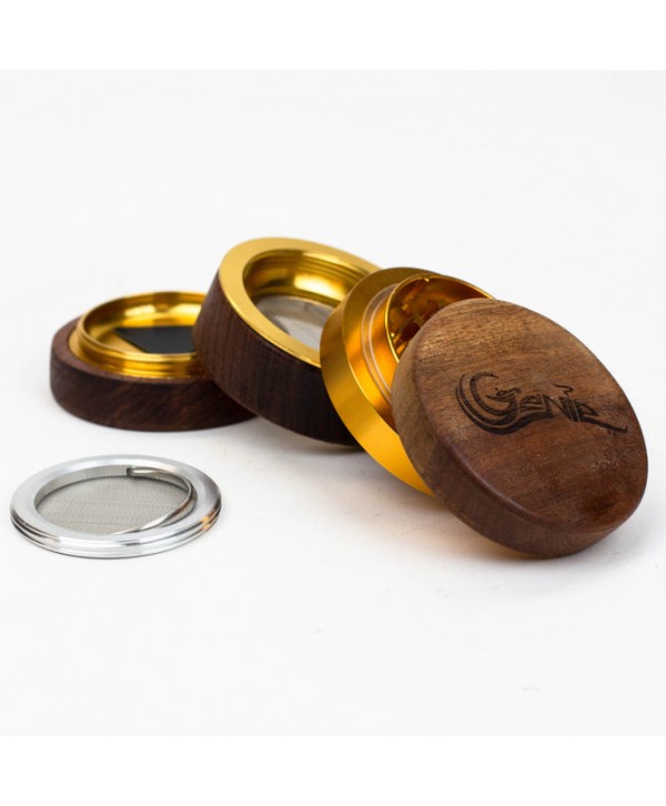 Genie 4 Parts Wooden Cover Grinder