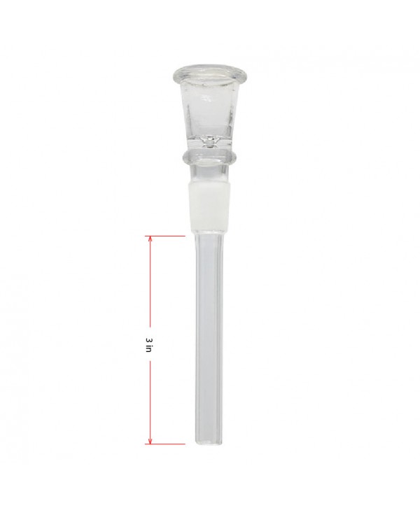Plain Glass 3" Stem With 14mm Joint And Bowl