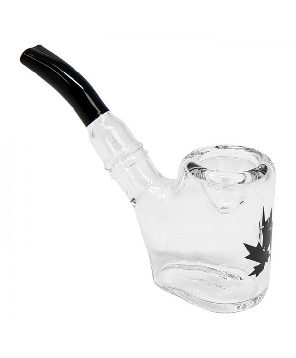 Maple Glass 5" Hefner Hand Pipe
