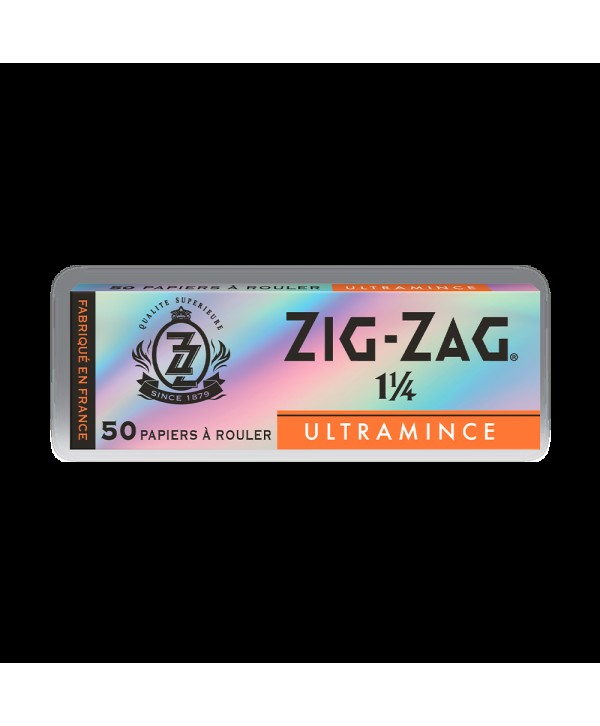 Zig-Zag | Silver UltraThin 1 1/4" 50 Papers