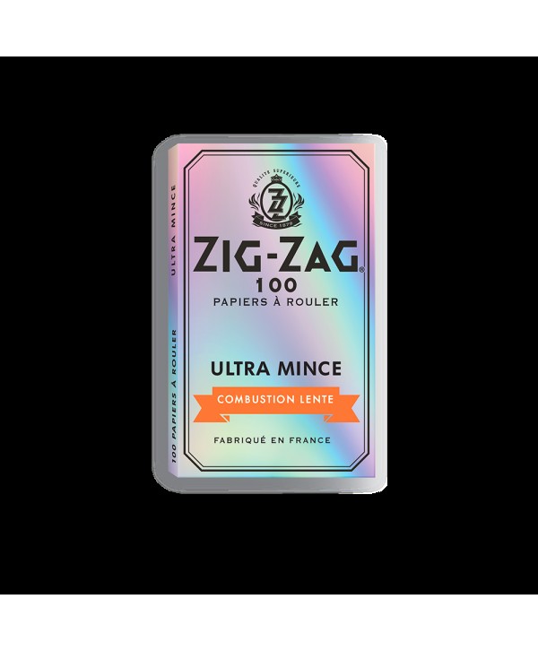 Zig-Zag | Silver Ultra Thin 100 Papers