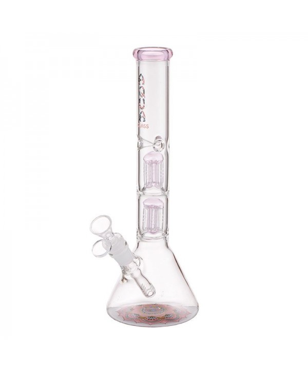 AQUA 12″ Glass Beaker Bong with 5 Arm Percolator And Ice Catcher