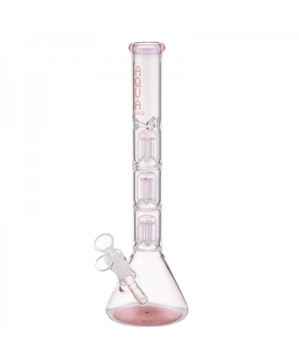 AQUA 15″ Glass Beaker Bong with 5 Arm Percolator And Ice Catcher