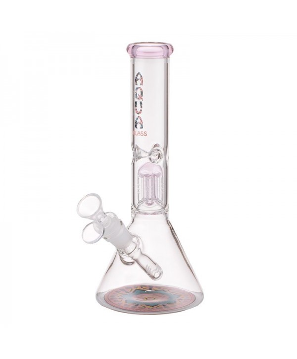 AQUA 10″ Glass Beaker Bong with 5 Arm Percolator And Ice Catcher