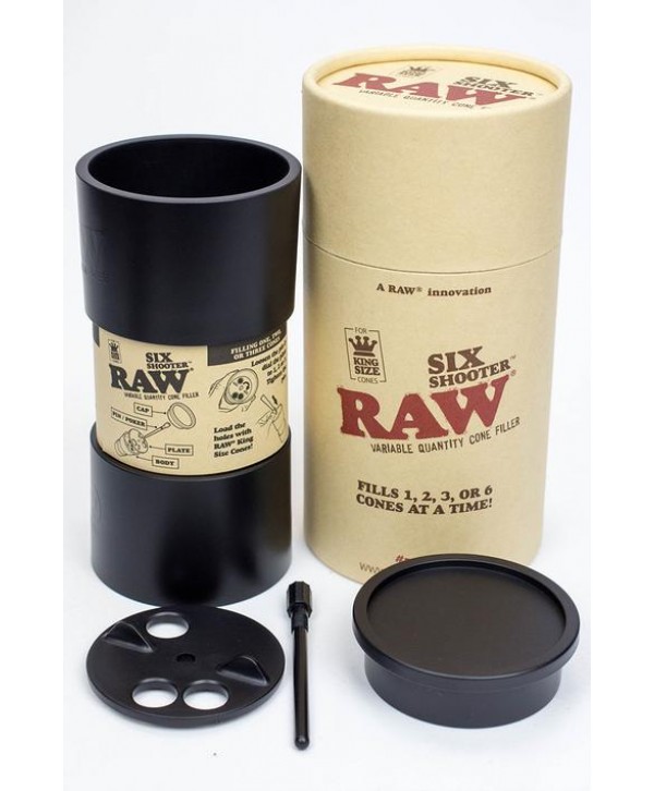 RAW six shooter for King size cones