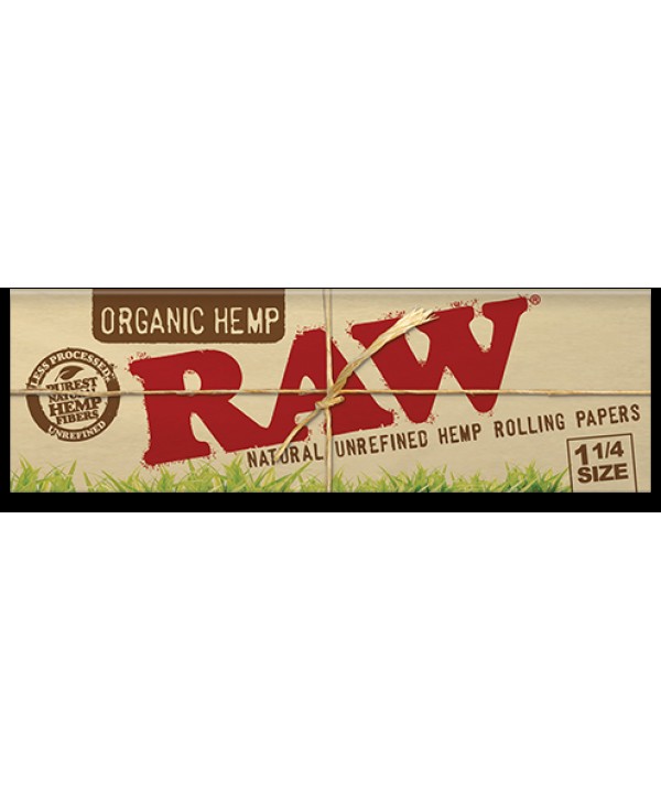 RAW Organic Hemp 1 1/4 Papers