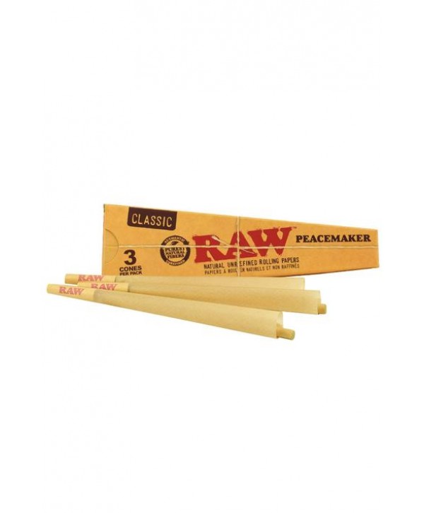 RAW Classic Pre-Rolled Peacemaker Cones