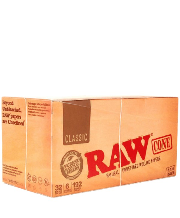 RAW Classic 1 1/4 Pre-rolled Cones 6pcs