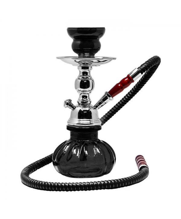 Black Pumpkin 10" Stainless Steel Hookah